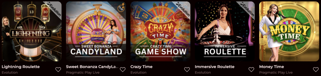 Jeux en Direct Roman Casino